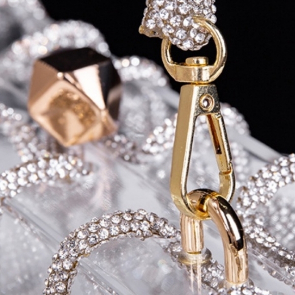 🦋NWT  Crossbody, Crystals  Shoulder bag - Picture 6 of 7